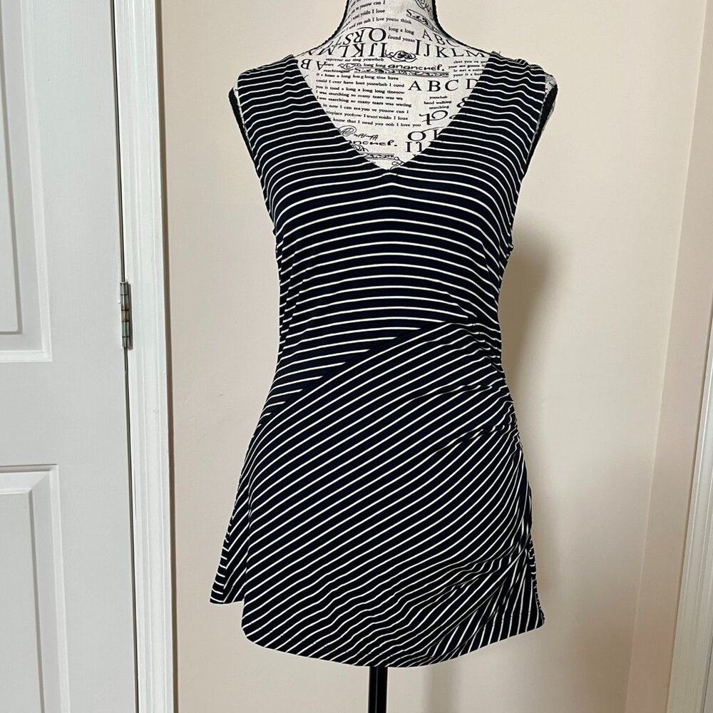 Banana Republic Blue/White Striped Shirt, Size S